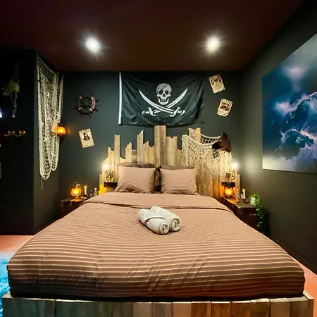 Pirate Mood - Jacuzzi - Sauna - Jeux D'Arcade - Billard - Nintendo - Tv Xxl Apartmán