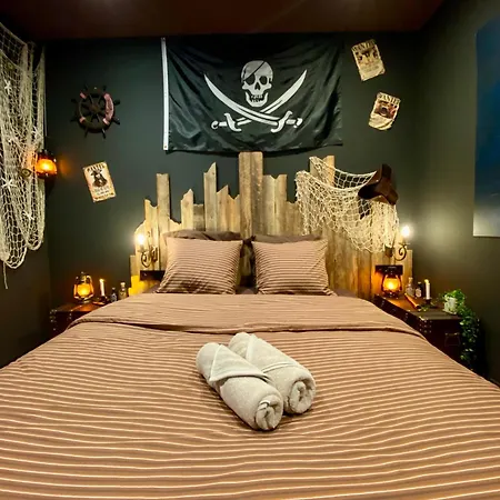Apartmán Pirate Mood - Jacuzzi - Sauna - Jeux D'Arcade - Billard - Nintendo - Tv Xxl