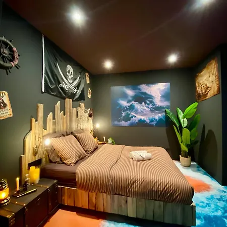 Pirate Mood - Jacuzzi - Sauna - Jeux D'Arcade - Billard - Nintendo - Tv Xxl *