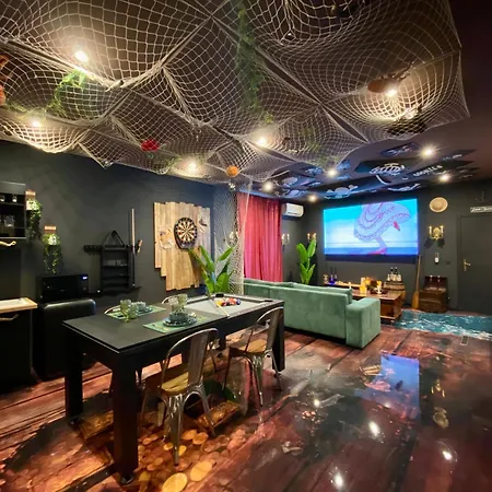 Pirate Mood - Jacuzzi - Sauna - Jeux D'Arcade - Billard - Nintendo - Tv Xxl *