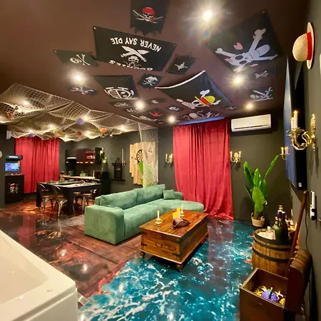 Pirate Mood - Jacuzzi - Sauna - Jeux D'Arcade - Billard - Nintendo - Tv Xxl * Courcelles